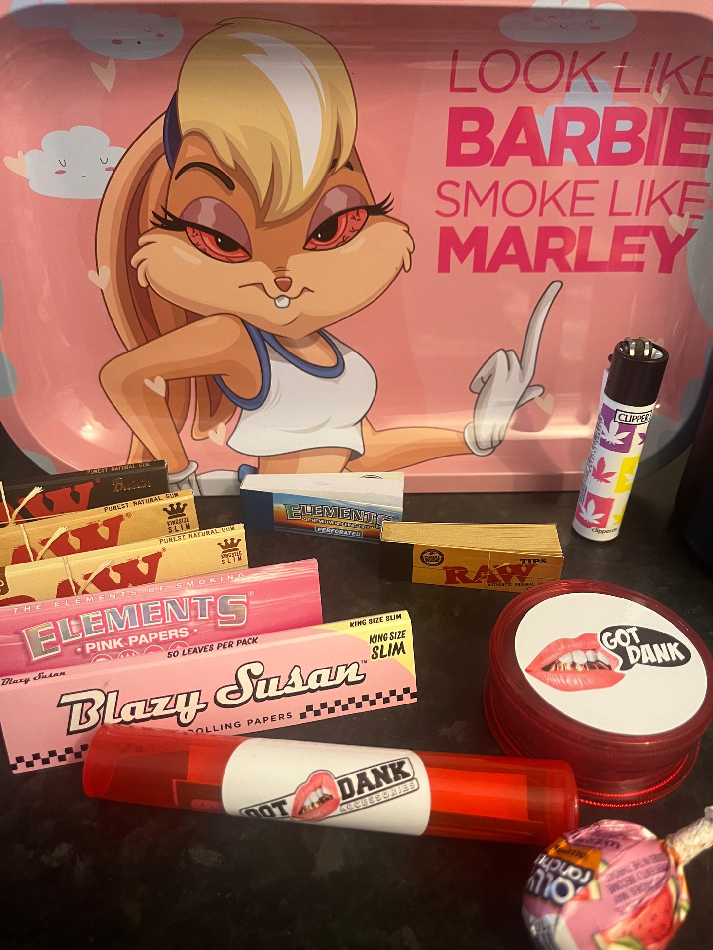 Barbie tray set