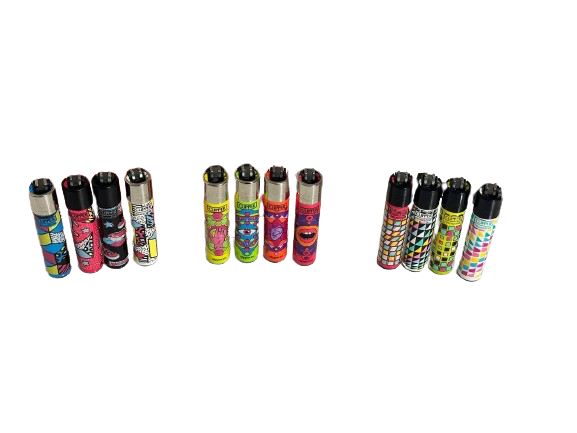 Random x10 clipper lighters