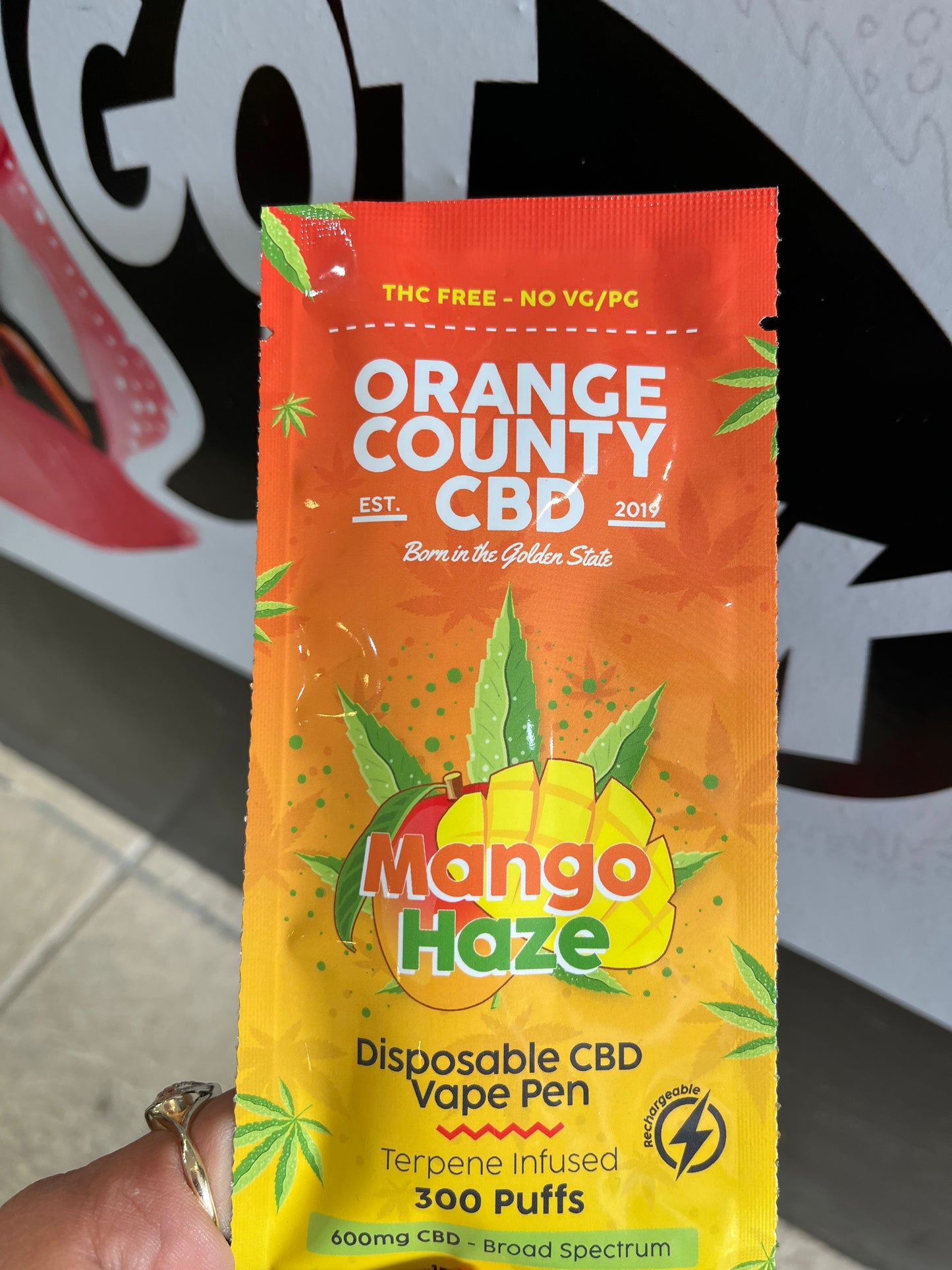 Mango kush CBD vape pen