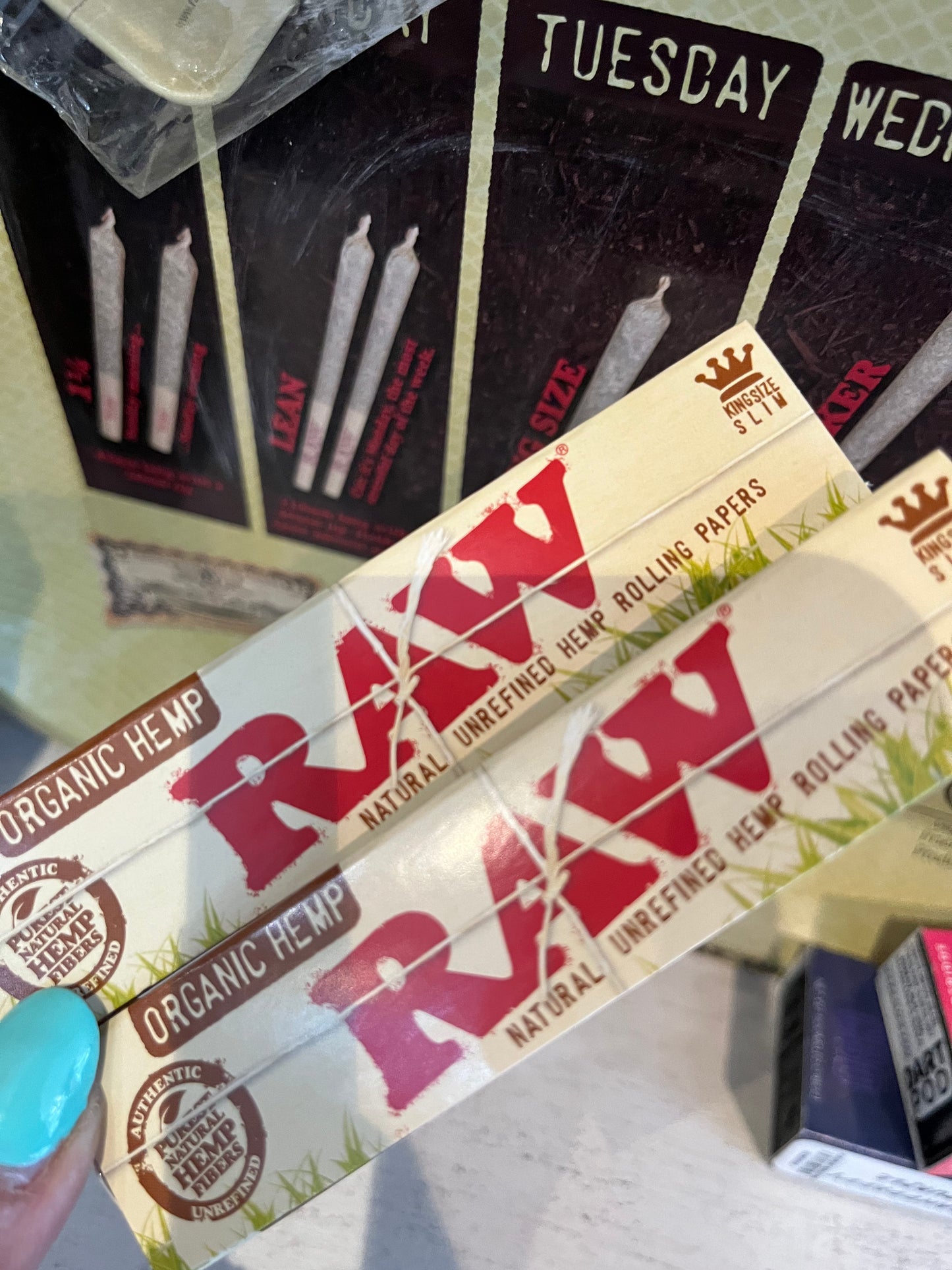 Raw Organic king size slim