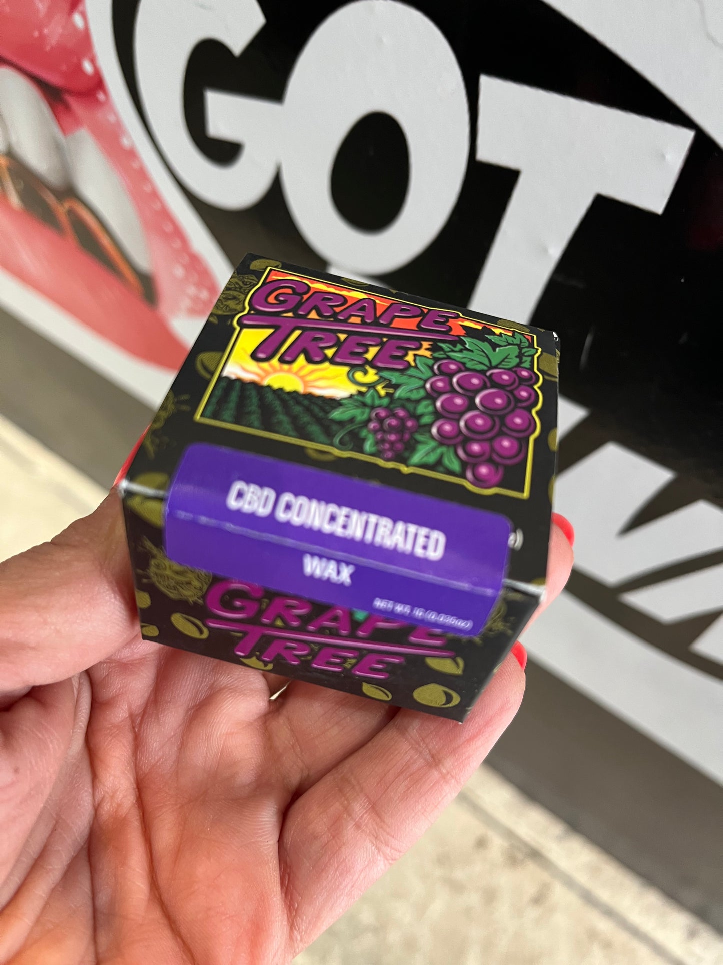 Grape CBD wax