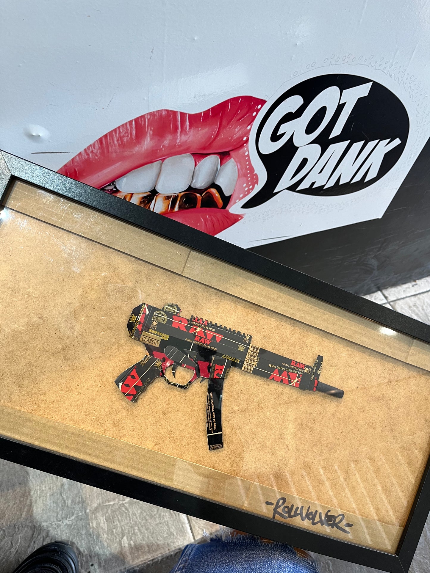 Framed Raw Art