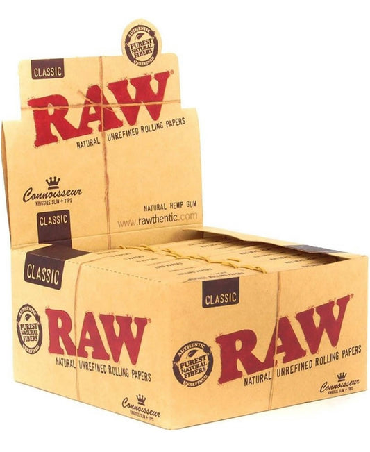 Raw connoisseur king size slim box of 24