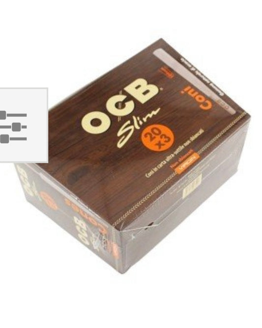 Ocb virgin pre rolled cones box of x20