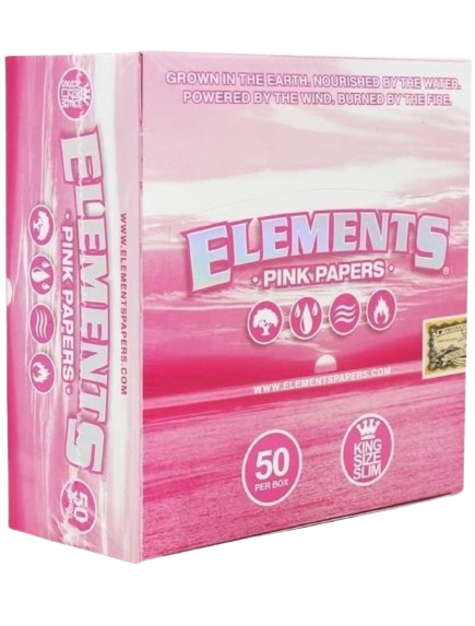 Element pink king size slim box of 50