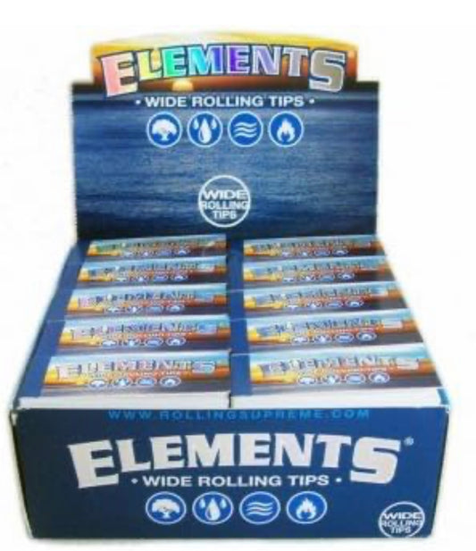 Elements perforated wide tips box of 50 booklets