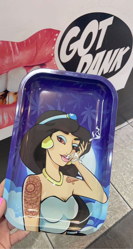 Princess jasmine rolling tray
