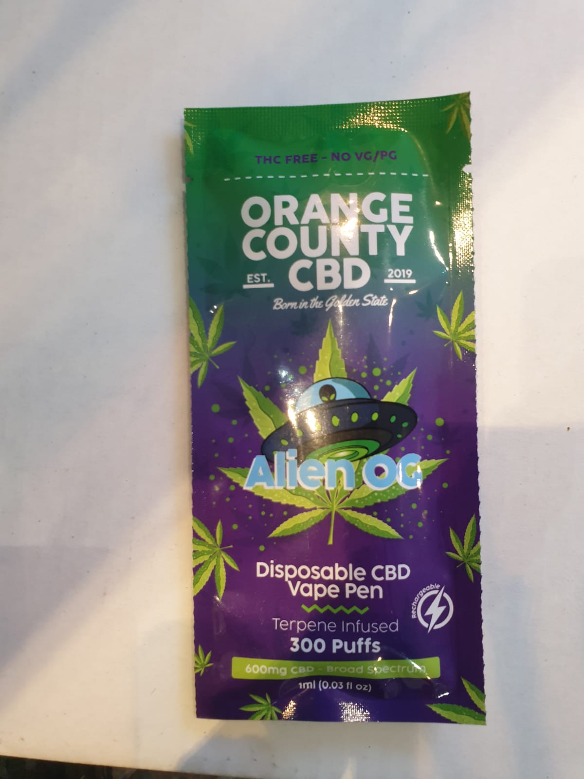 Hemp Alien Og vape pen