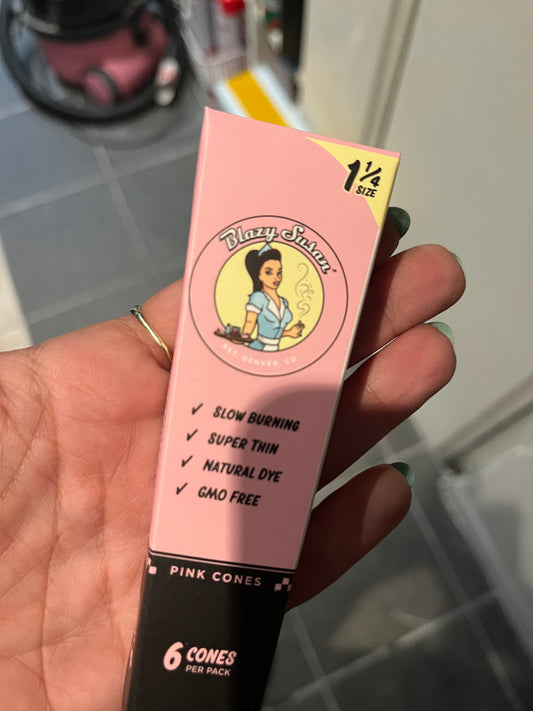 Blazy Susan Pink Cones